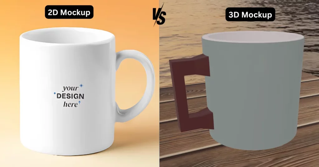 2d mockup vs 3d mockup