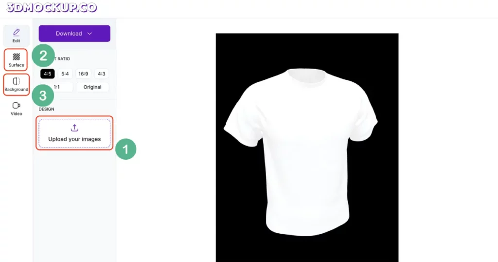 customize your 3d clothing mockup in 3dmockup.co