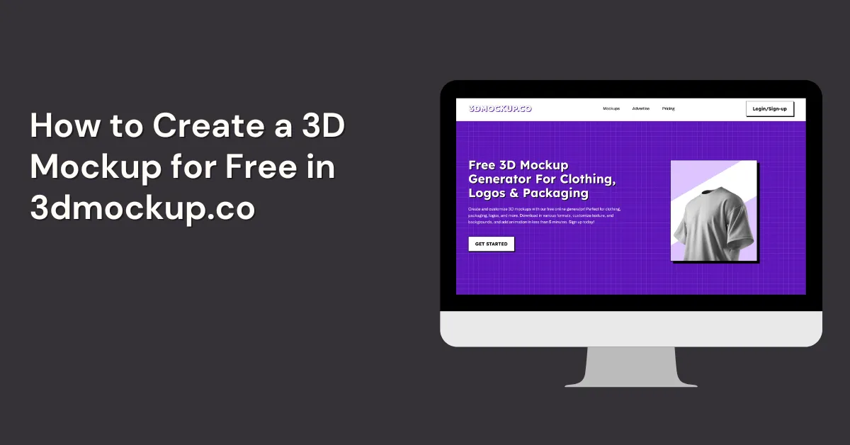 how to create a 3d mockup