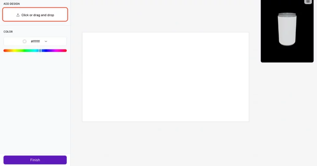 upload your image sin 3dmockup.co