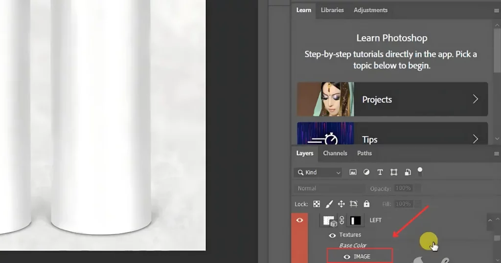 double-clicking the image section will open it