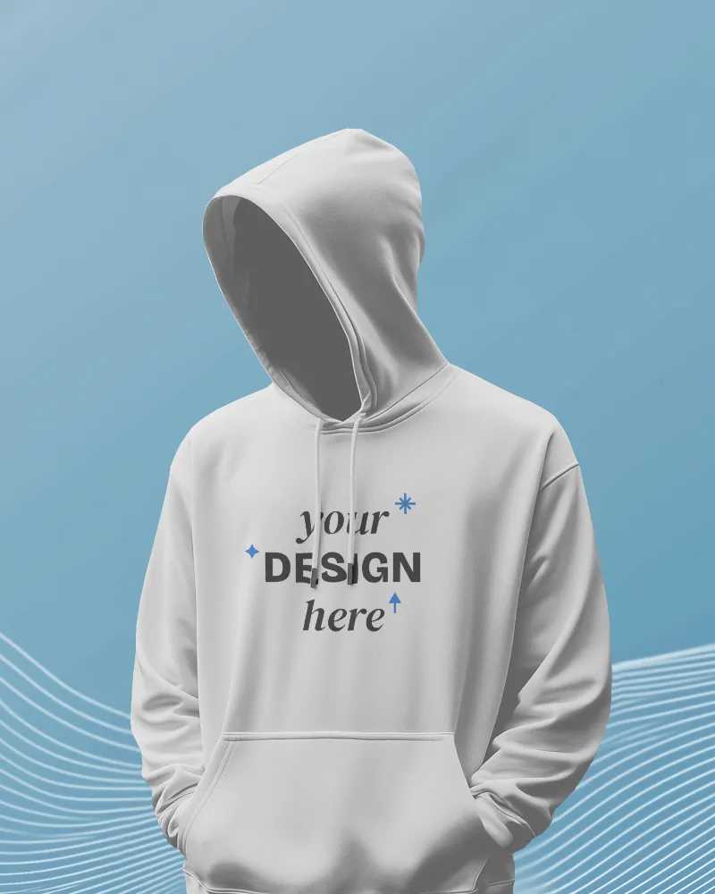 minimalist hoodie mockup