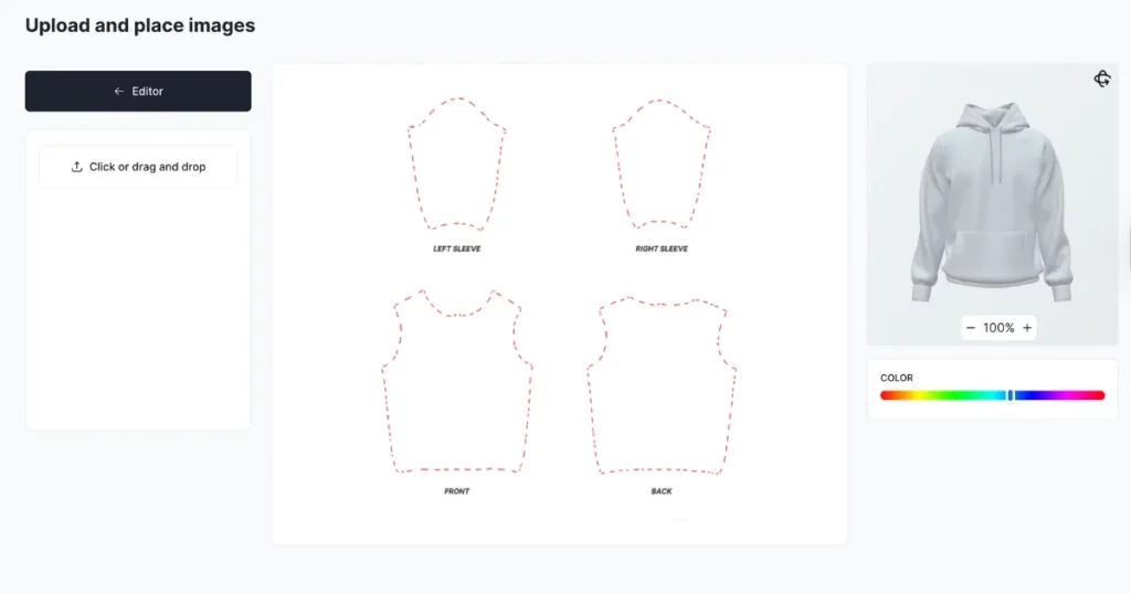 start customizing your hoodie design