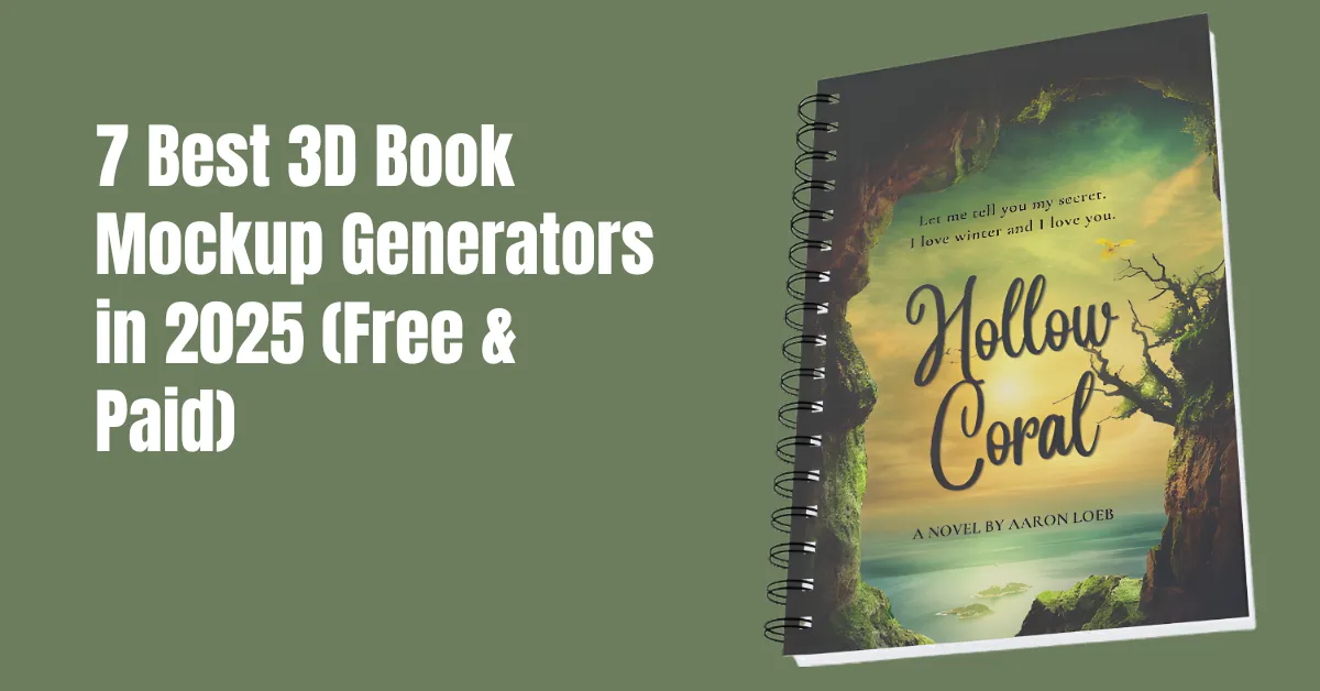 7 Best 3D Book Mockup Generators in 2025 (Free & Paid)