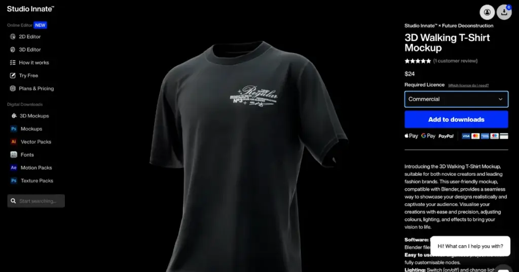 studio innate walking animation mockup