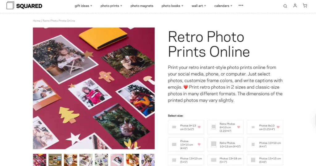 use squared to create polaroid pictures