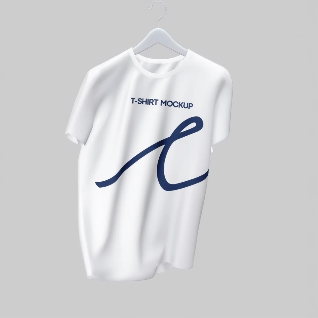 3D Wind Animated shirt mockup