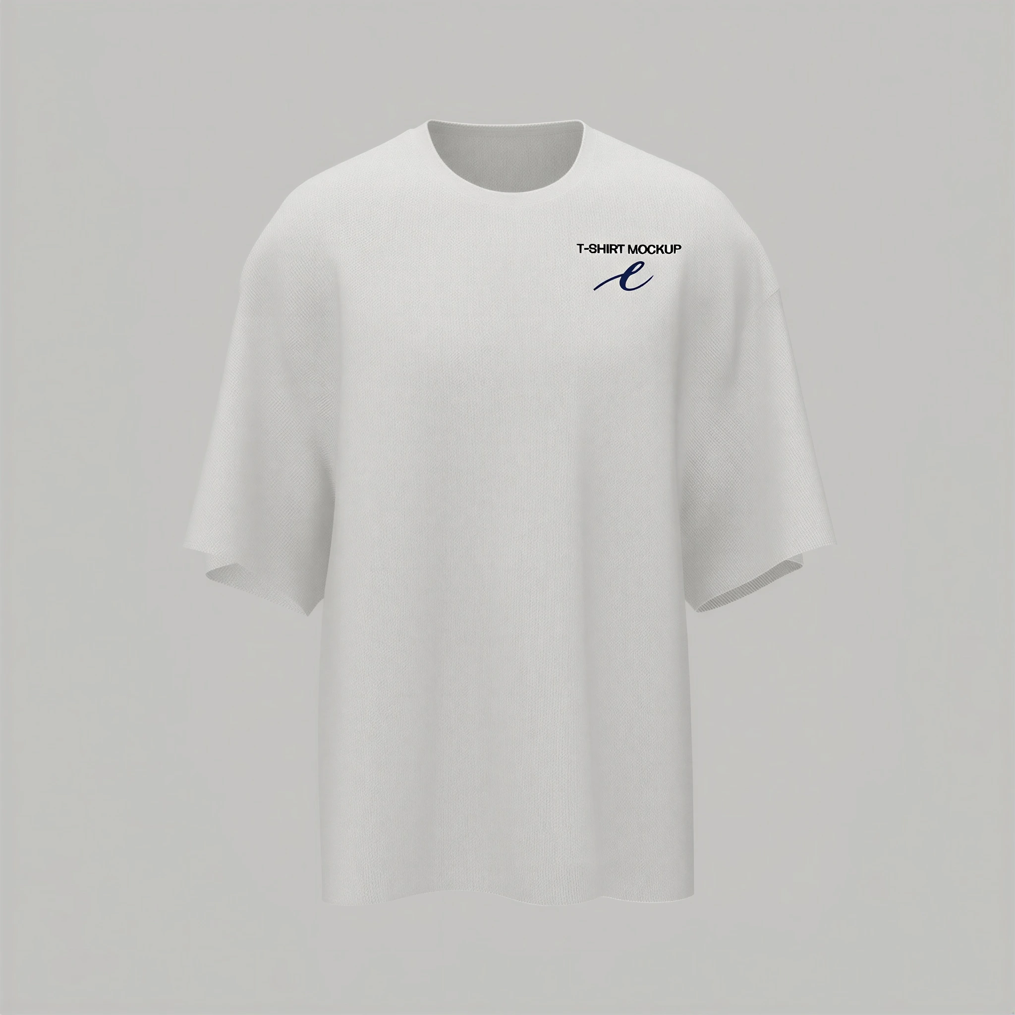 Half sleeve 3d t-shirt mockup