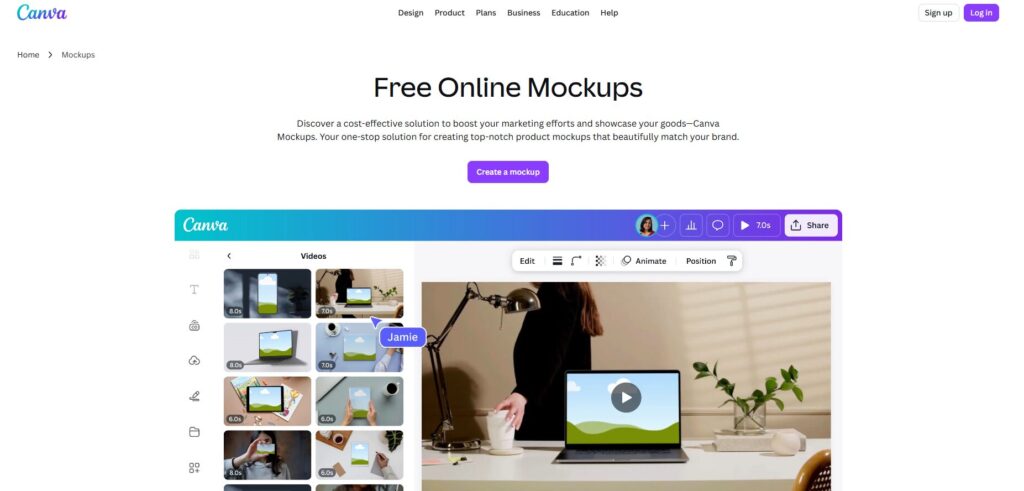 Canva — Best All-Round Free Placeit Alternative